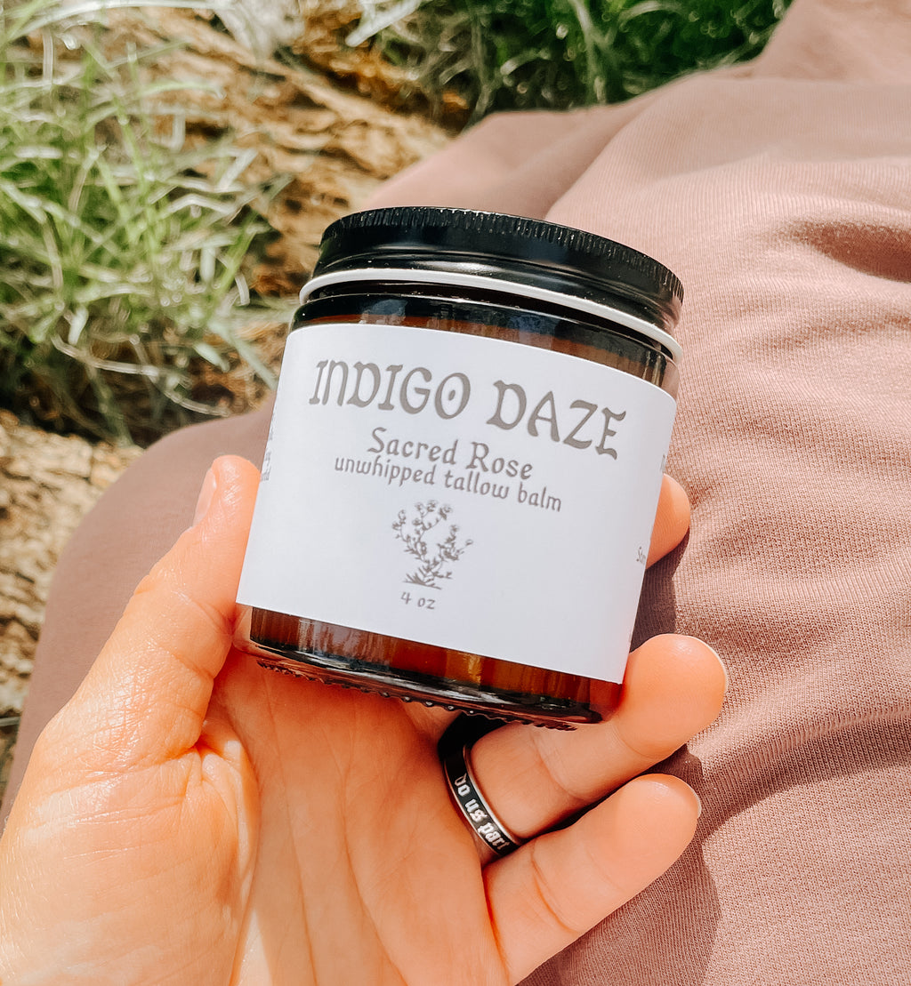 Sacred Rose Tallow Balm - Unwhipped
