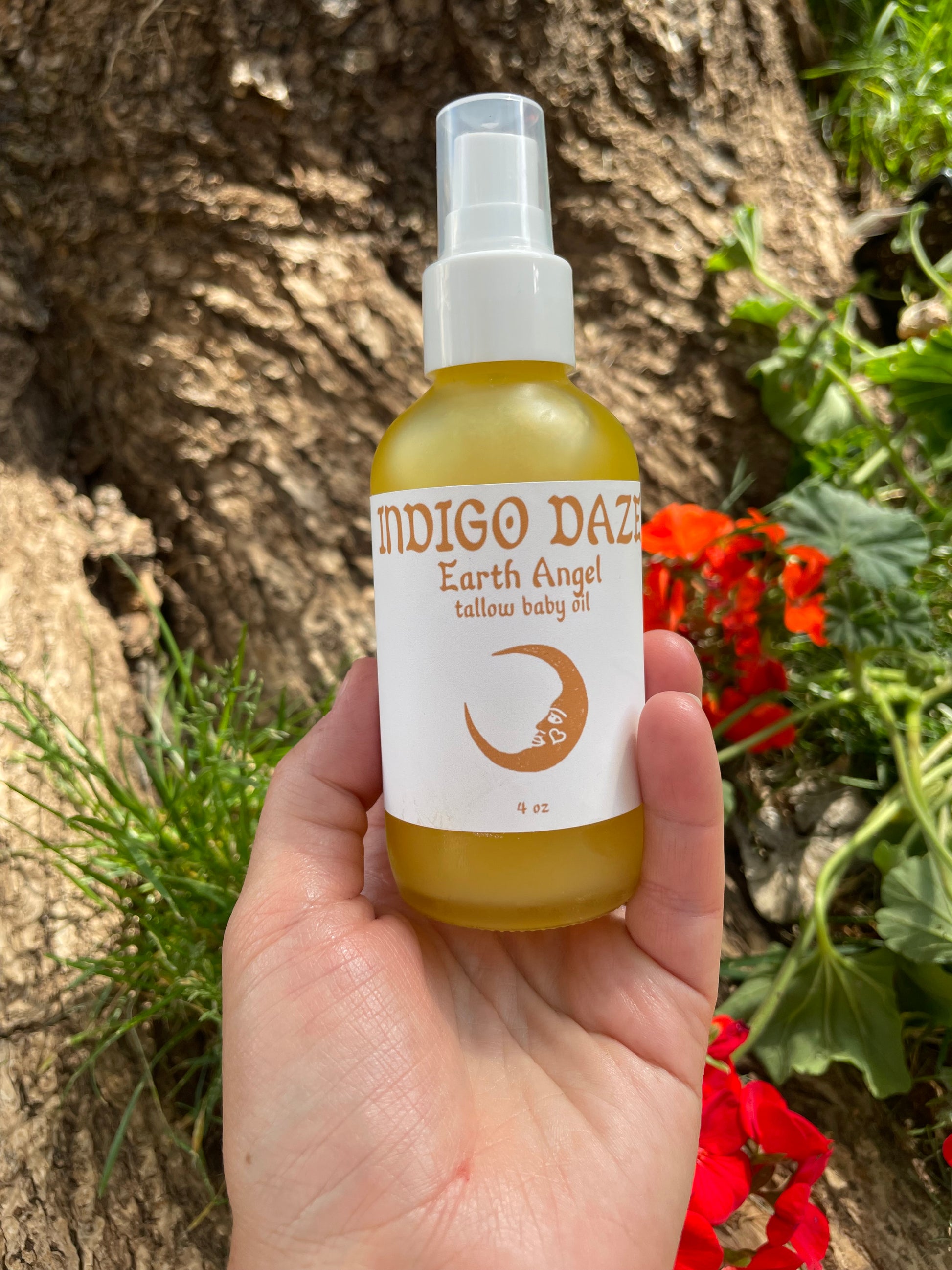 Earth Angel Tallow Baby Oil